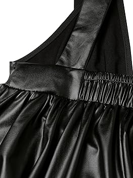 Amazon.com: YOINS Women's Faux Leather Dress Deep V Neck